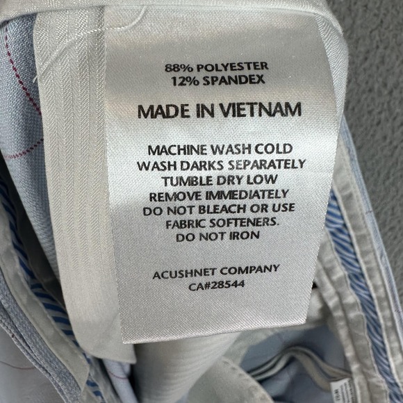 FootJoy Shorts Mens 40 Light Blue Red Windowpane Plaid Golf Performance Stretch - Picture 11 of 12